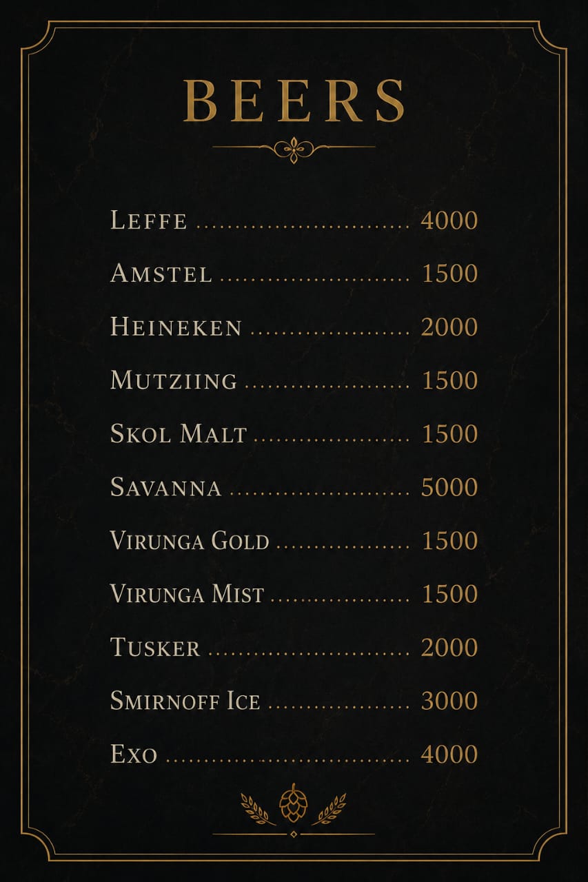 Bar Menu 3