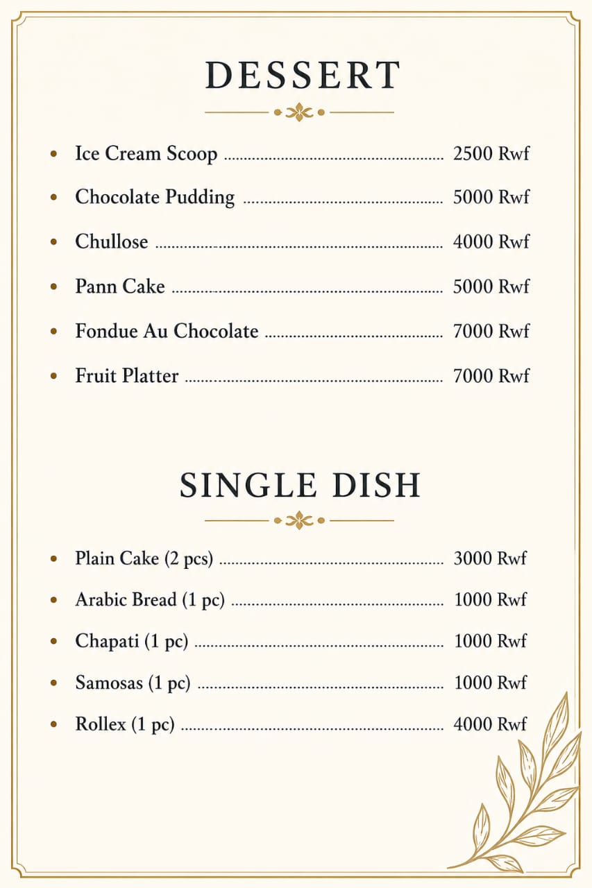 Restaurant Menu 8